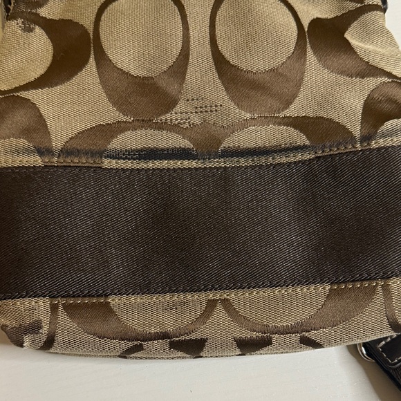 Coach Brown and Cream Crossbody Bag - Picture 12 of 16